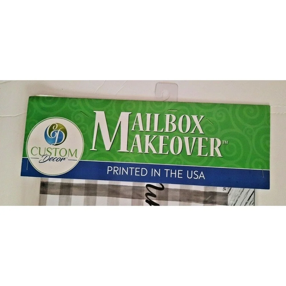 Custom Decor Fall Mailbox Cover Magnetic Sunflower Pumpkin Buffalo Plaid Welcome